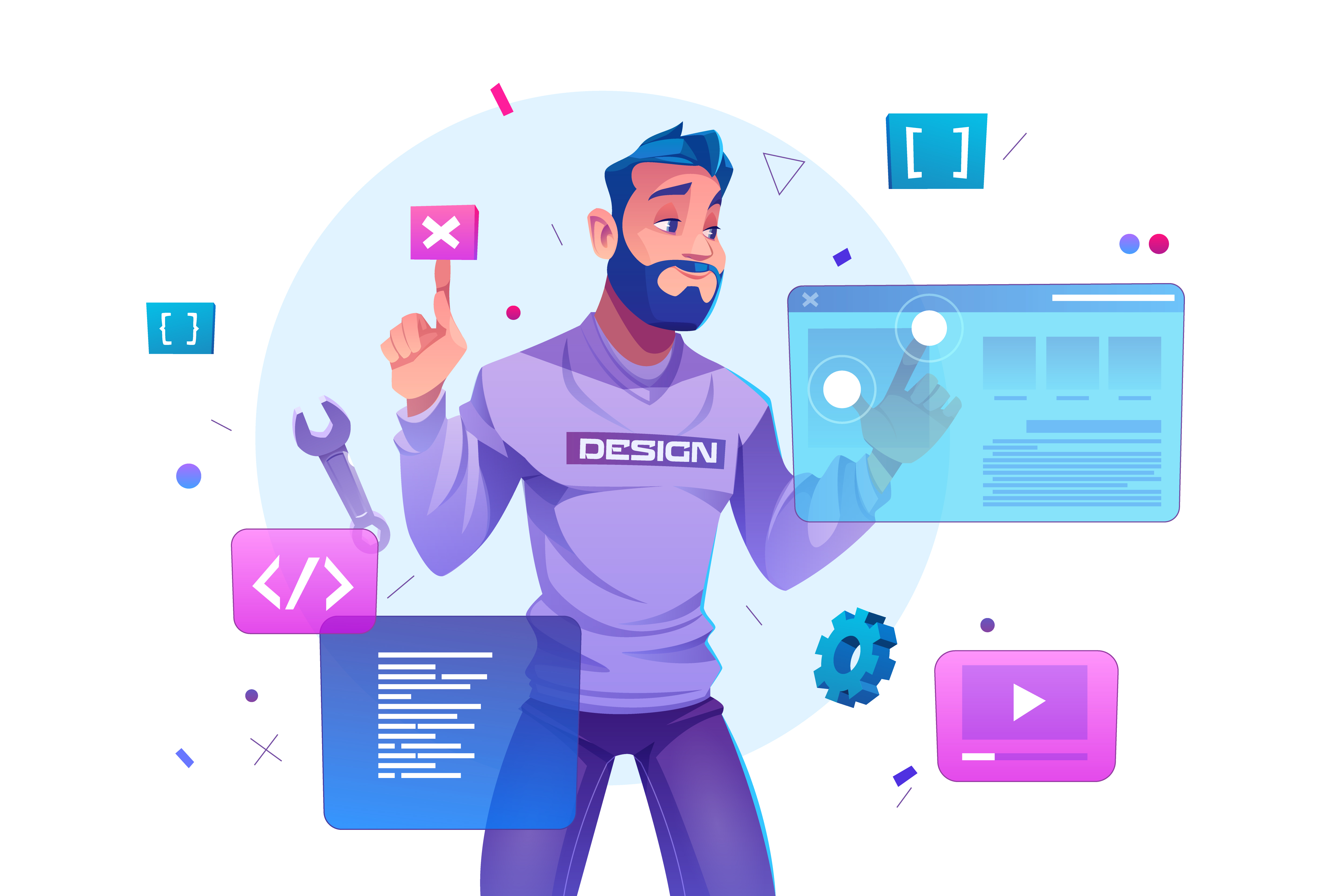 Web Development Illusstration